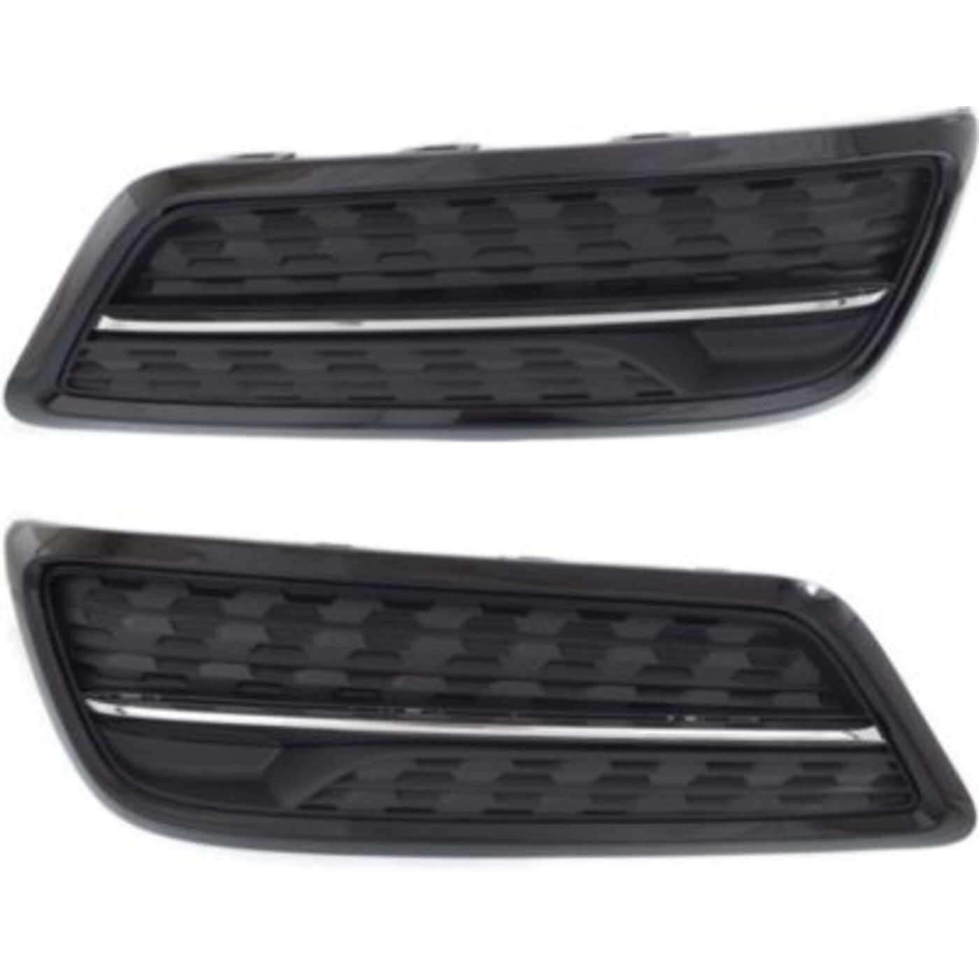 Fog Light Cover Set For 2014-2016 Acura MDX Front Driver and Passenger Side