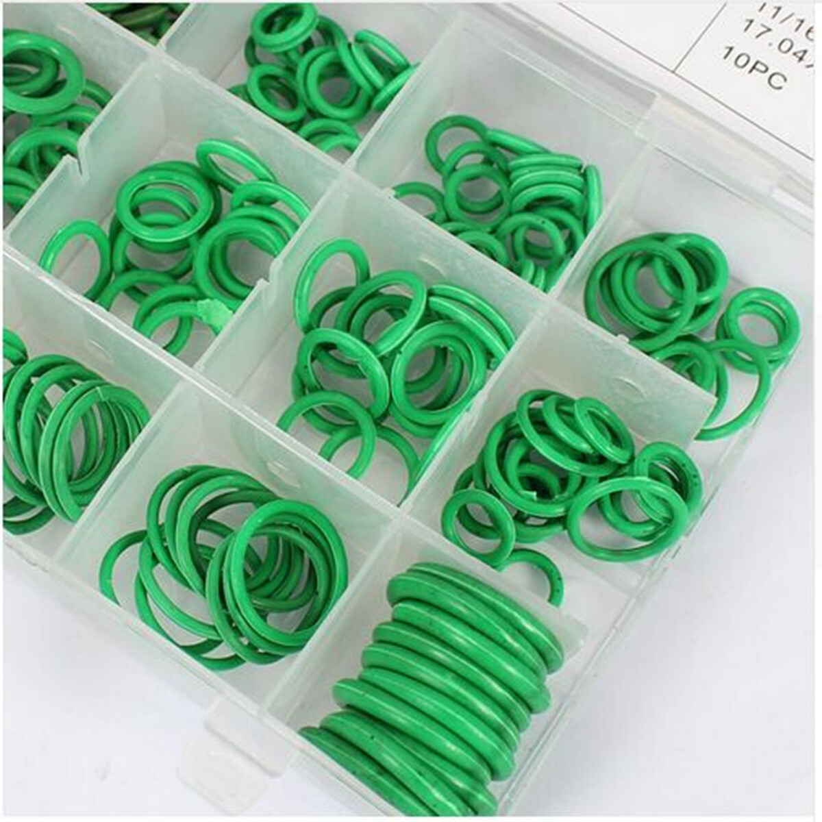 Car O-ring Sealing Gasket Kit For A/C Compressor HNBR 18 Sizes Rubber 270 Pcs
