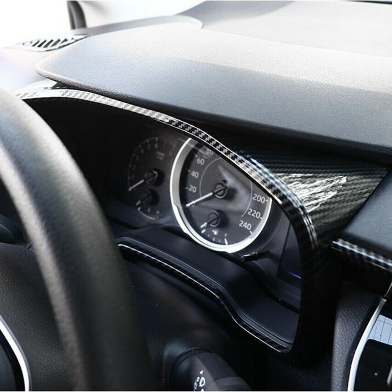 For Toyota Corolla 2019-2024 Carbon fiber ABS Dashboard decor frame Trim
