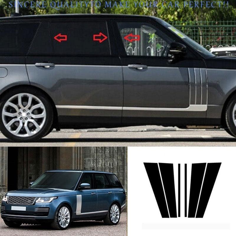 For Range Rover L405 2014-2022 pc black Door Window Center BC Pillar Posts Trim