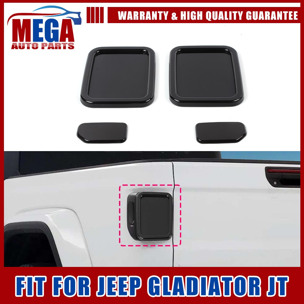 Smoked Black Taillight Halogen Lamp Cover For Jeep Gladiator Jt 19+ Accessories