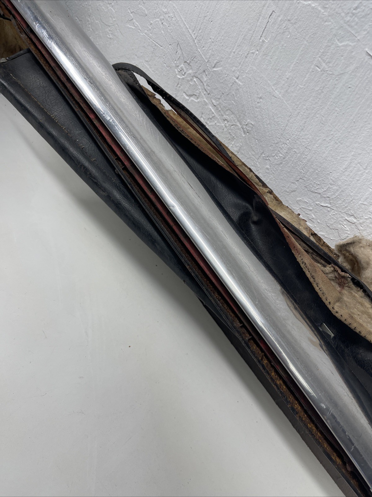 1963 64 Impala Convertible Windshield Header With Trim a3