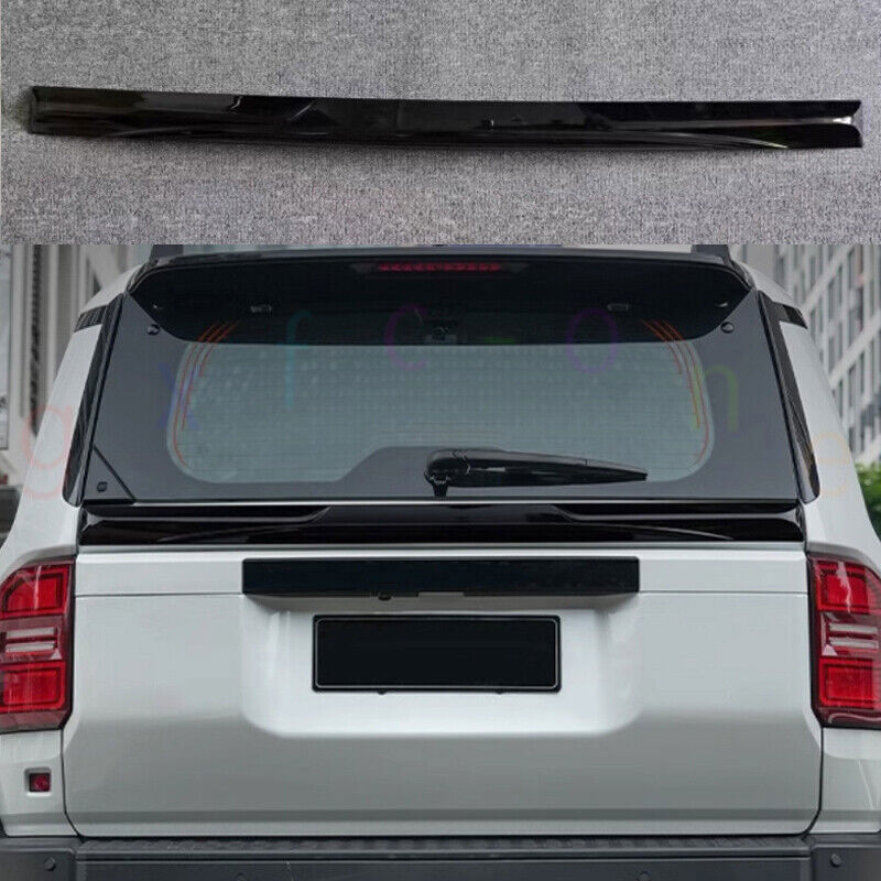 For Toyota Land Cruiser 2024-25 Black Rear Tail Trunk Spoiler middle Wing Bar 1X