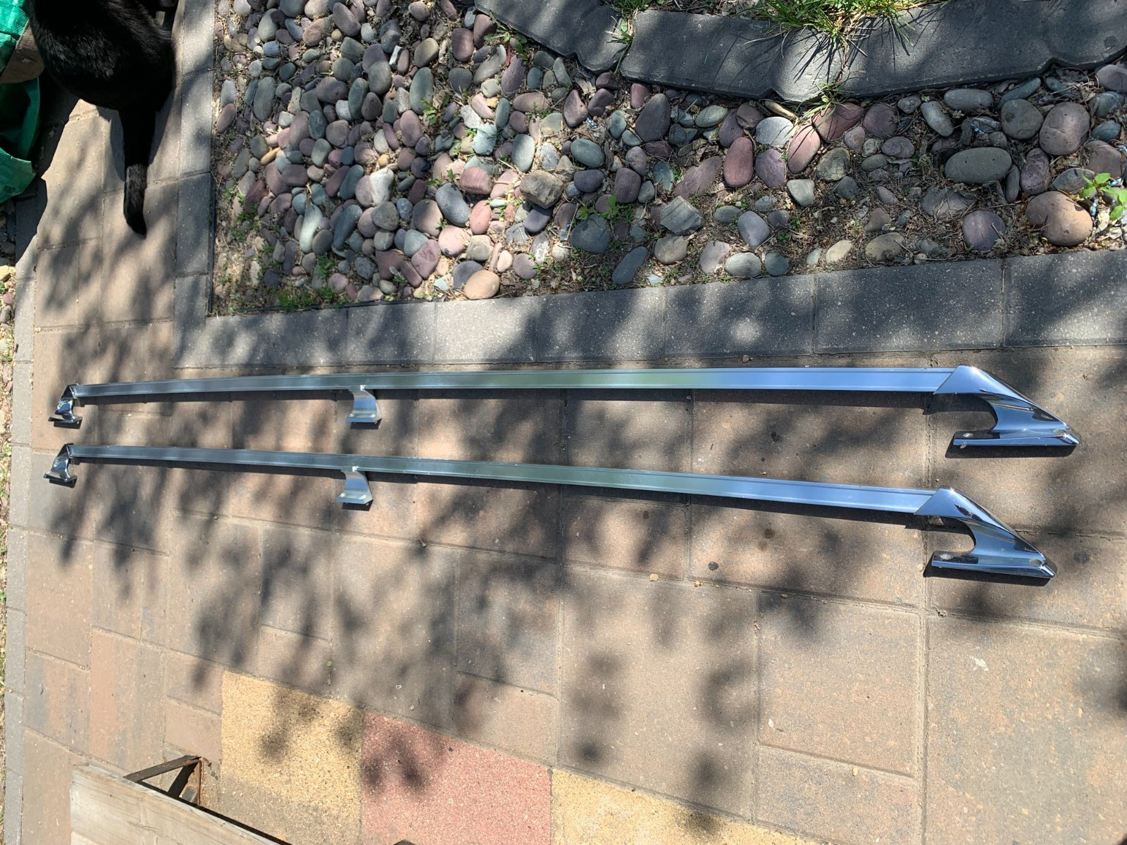 73-91 CHEVY SUBURBAN ROOF RACK RAILS TRUCK SHORT BED NICE OEM