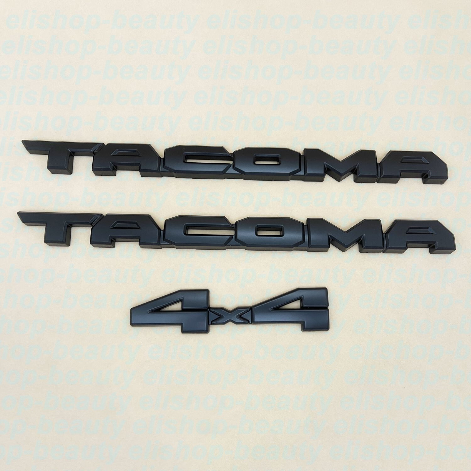 NEW matte Black BLACKOUT EMBLEM OVERLAY KIT FOR 2024 Tacoma SR 4X4 SR5 TRD