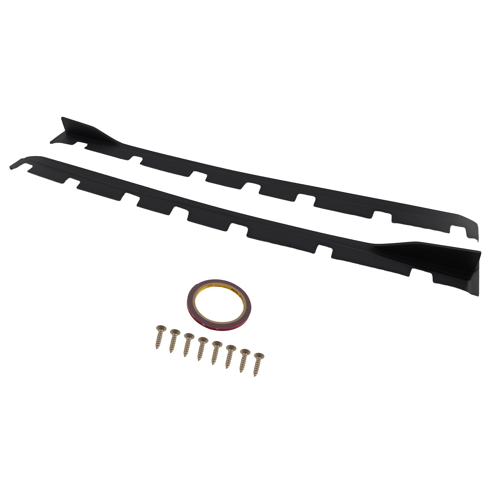 ABS Matte Black Side Skirt for Lexus IS 2014-2020 Body Extension Panel Kit