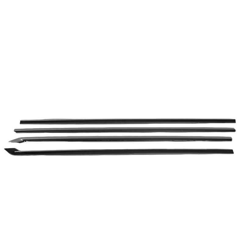 Window Decor Trim Strip Cover For 2020-2025 Chevy Silverado HD 2500/3500 black