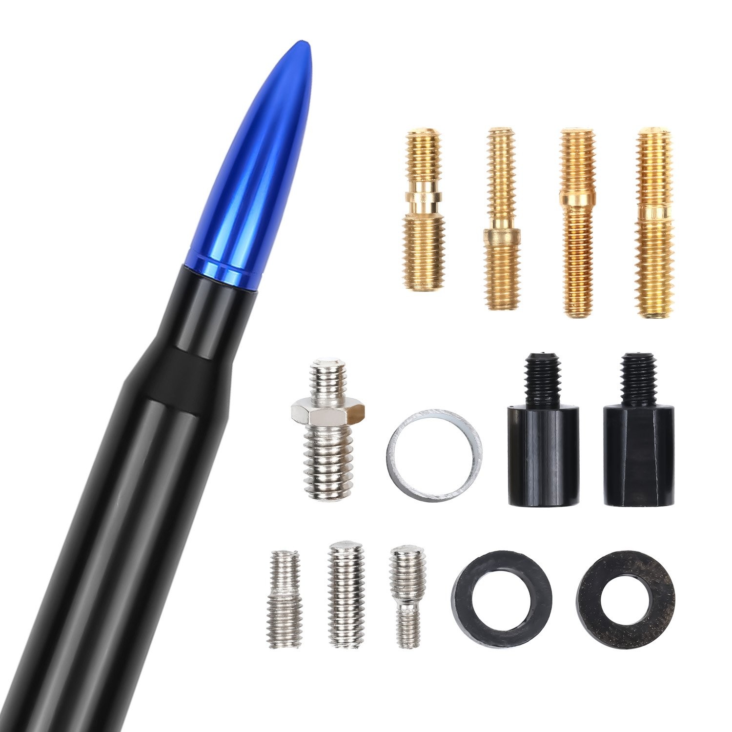 For Bullet Antenna Exterior Decoration 5.3In Multi-color Truck Mast Accessories