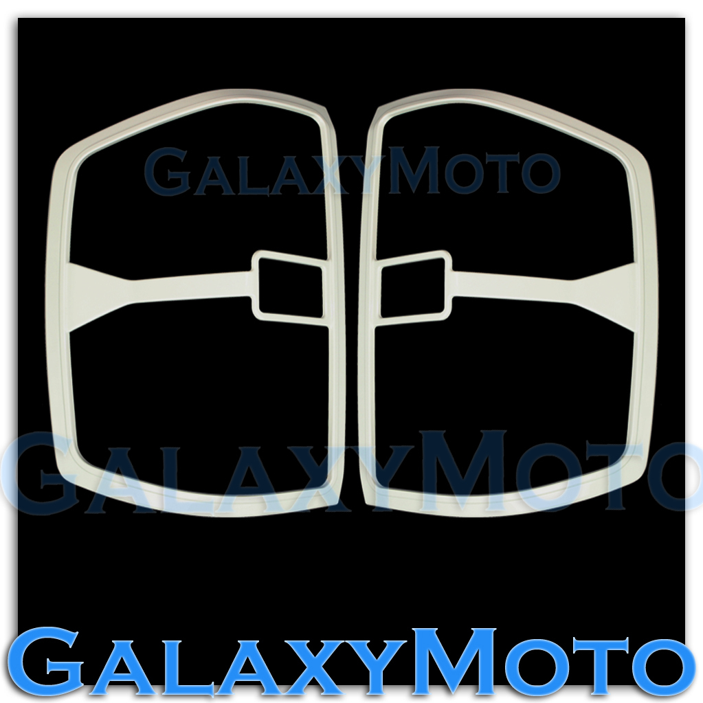 14-15 Chevy Silverado 1500 Summit White Taillight Trim Bezel Cover 2014-2015