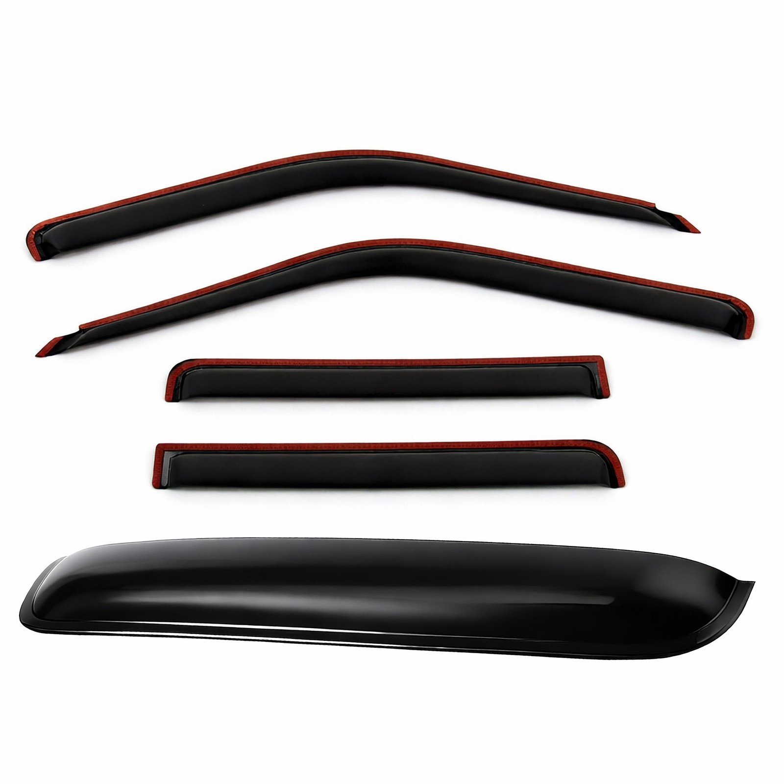 For Nissan Juke 11-17 In-Channel Rain Guard Sun shade Sunroof Window Vent Visor