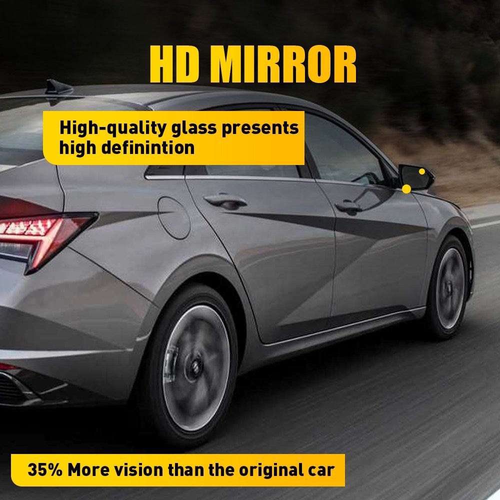 1-5X Passenger Side Mirror Glass Heated w/Blind Spot for Hyundai Elantra 21-25
