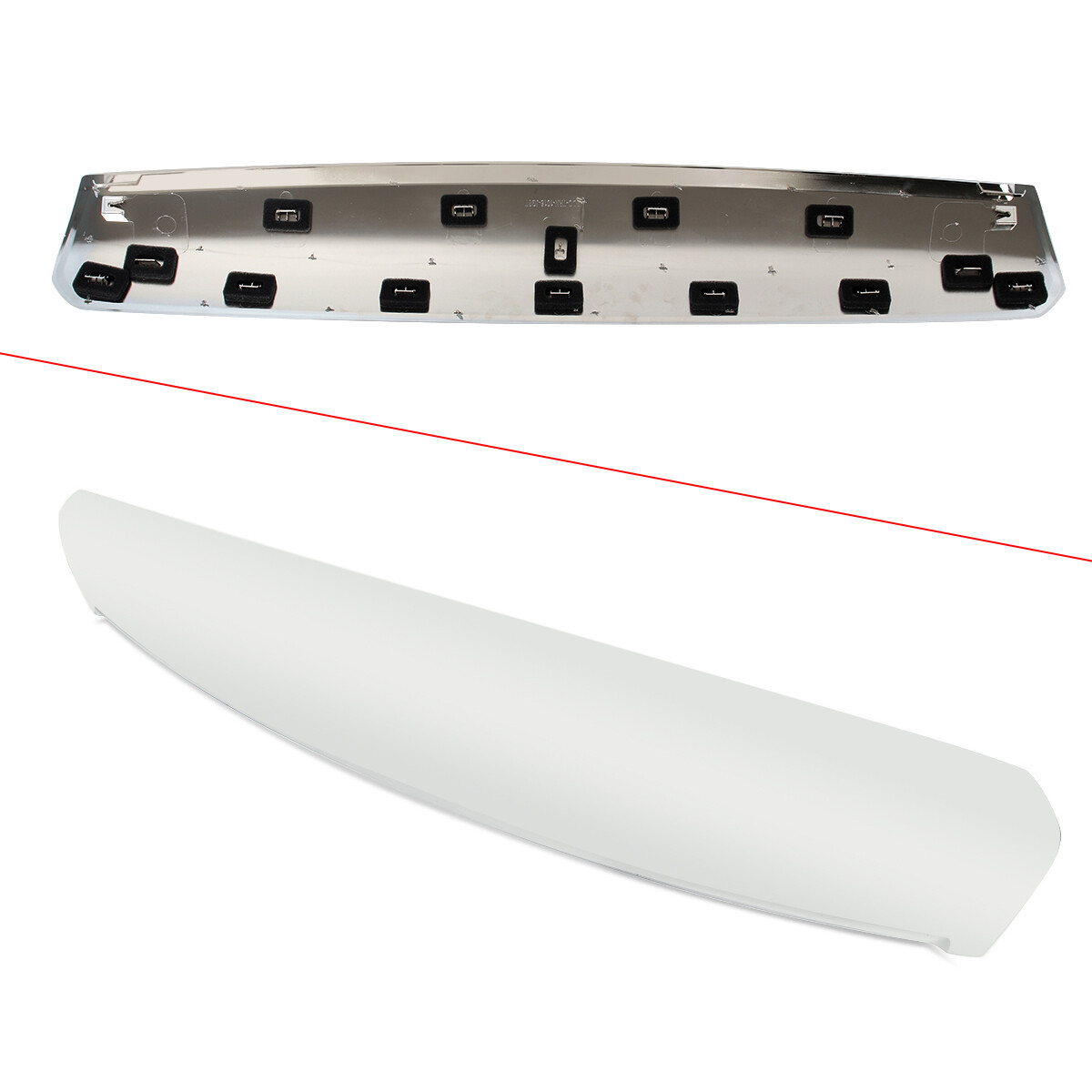 For GMC Terrain SLE SLT Denali 2010-2015 Front Hood Molding Trim Summit White