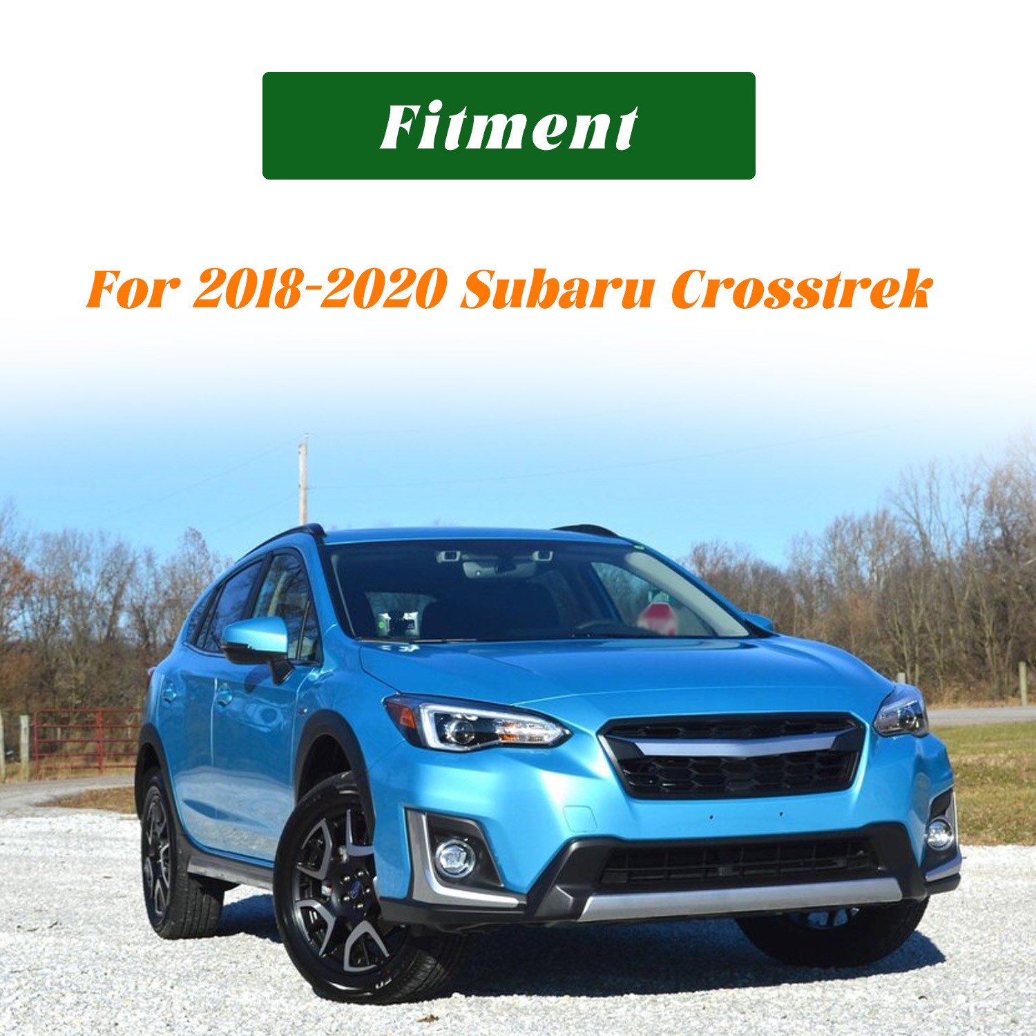 Front Left Fog Light Bezel Cover For Subaru Crosstrek 2018-2020 57731FL092