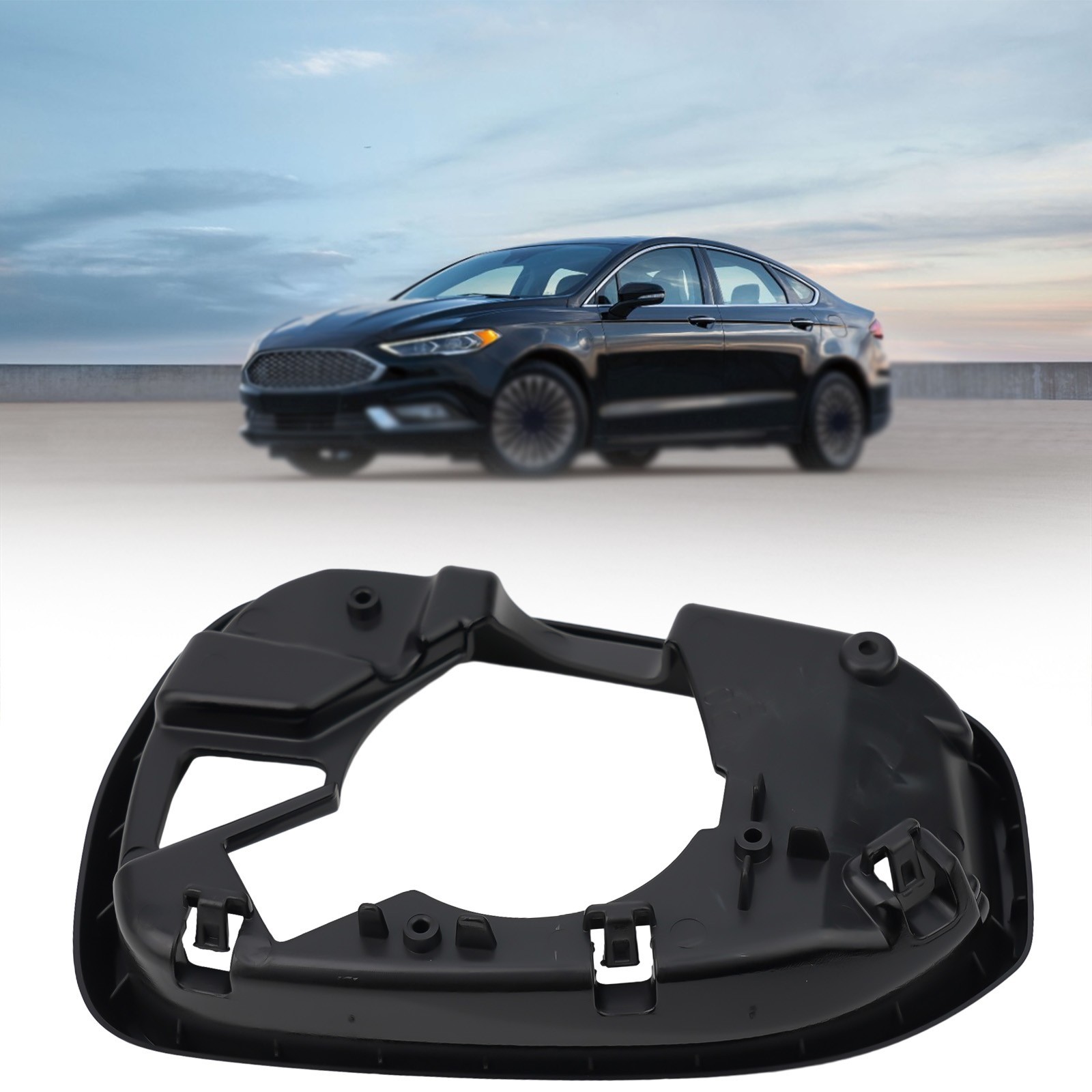 Sleek Black Mirror Frame Trim Replacement for Ford Fusion Perfect Fitment