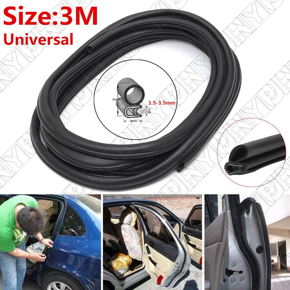 For Mini Cooper Rubber Seal Car Door Trunk Lip Edge Protector waterproof Durable