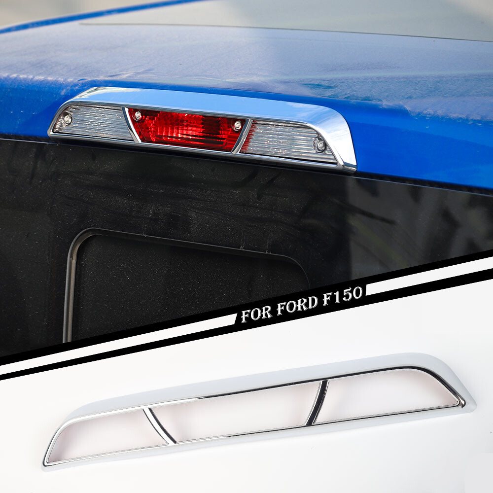 Chrome Rear High Brake Light Lamp Decor Trim Cover Bezel for Ford F150 2015-2019