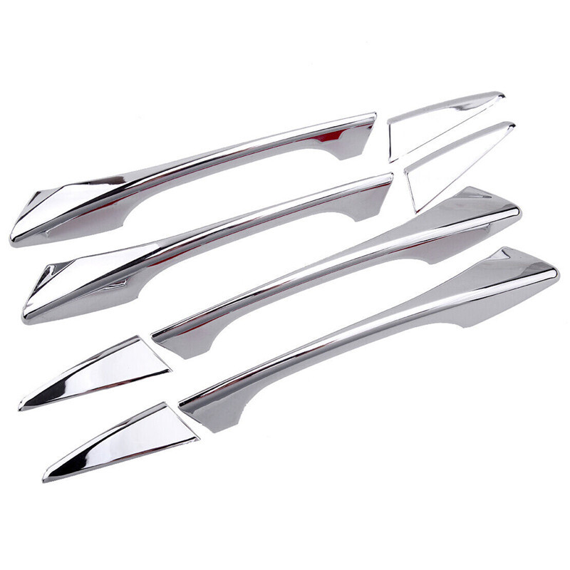 Chrome 8PCS Side Exterior Door Handle Bowl Trim For Acura TLX 2015-2022