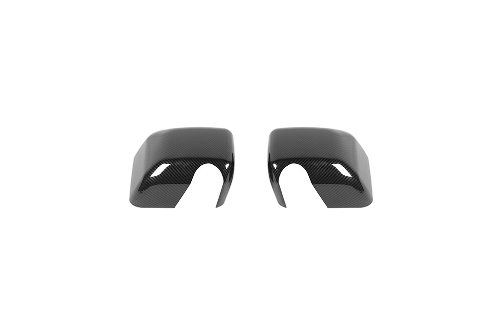 Carbon Fiber rearview mirror base cover trim decor For 2007-17 Jeep Wrangler JK