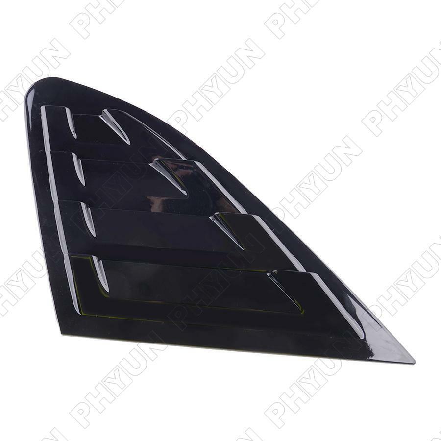 2 x Glossy Black Window Louvers Shutter Cover For Chevrolet Malibu XL 2016-2020