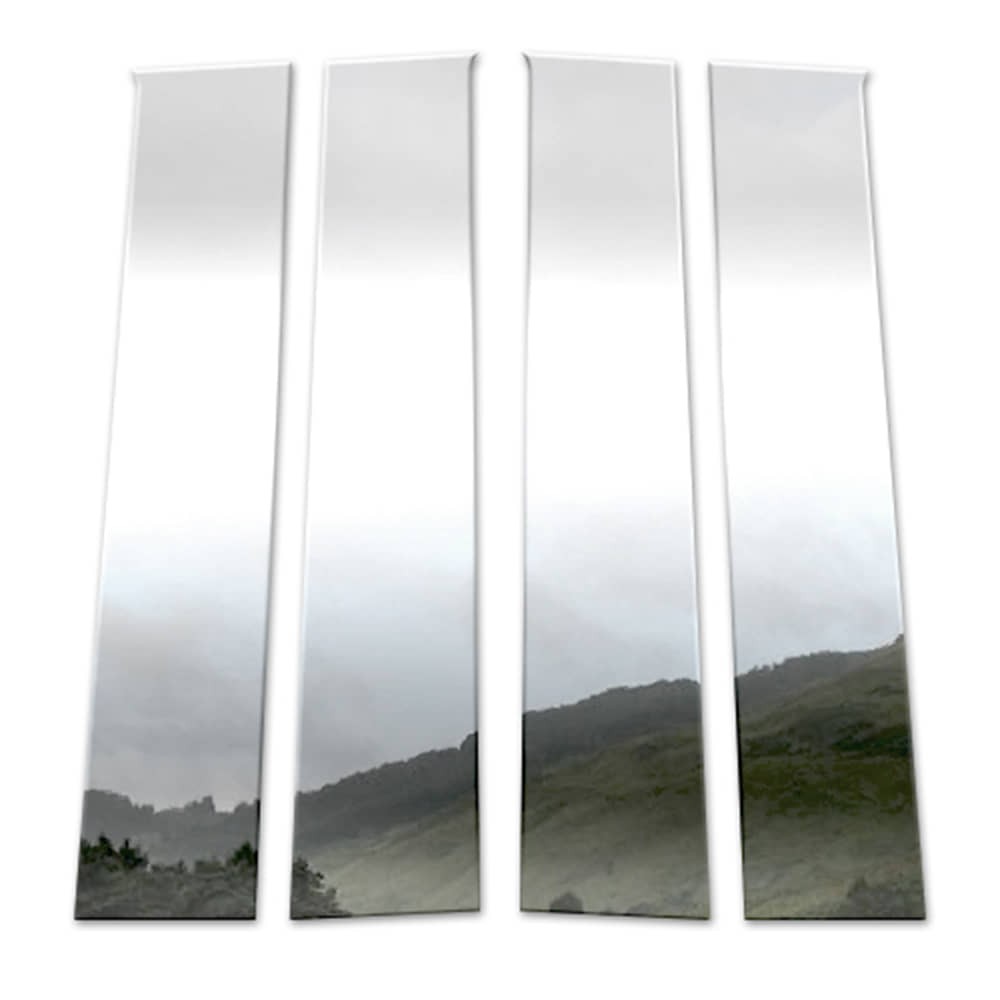 4 piece Chrome Pillar Post Covers for 2014-2016 GMC Sierra Double Cab