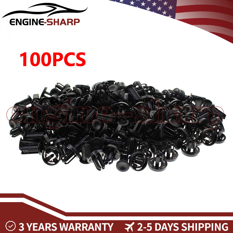 New 100pcs Push Type Clips 91505-TM8-003 Fits Honda Acura Part