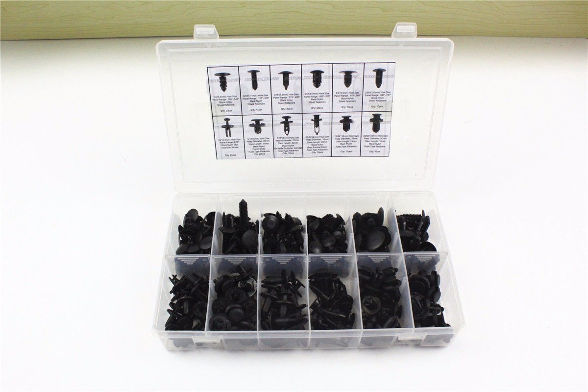 192 Clip Automotive Push Pin Retainer Assortment Kit For Toyota Honda GM Ford