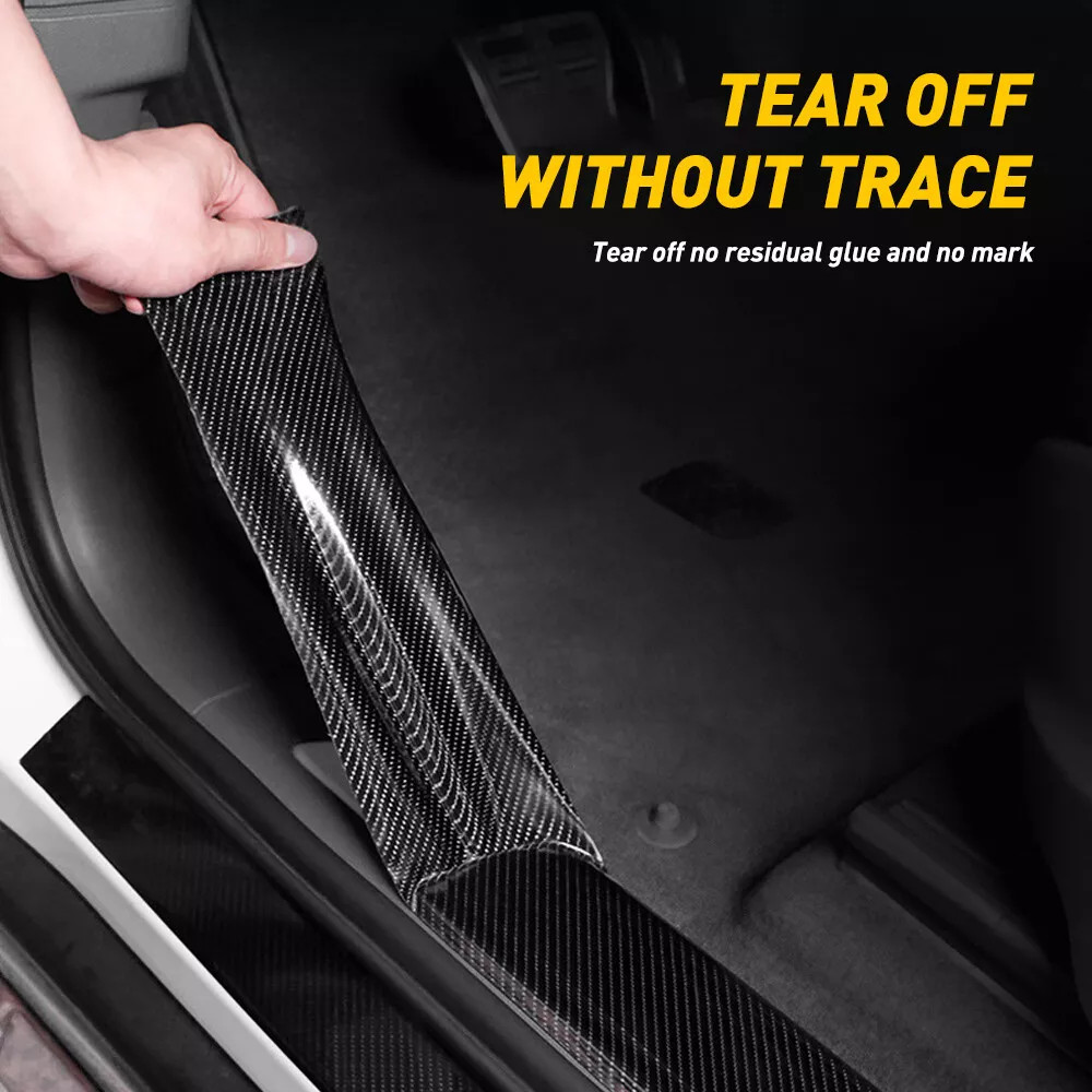 Waterproof Carbon Fiber Vinyl Car Wrap Sheet Roll Film Sticker Decal Paper USA