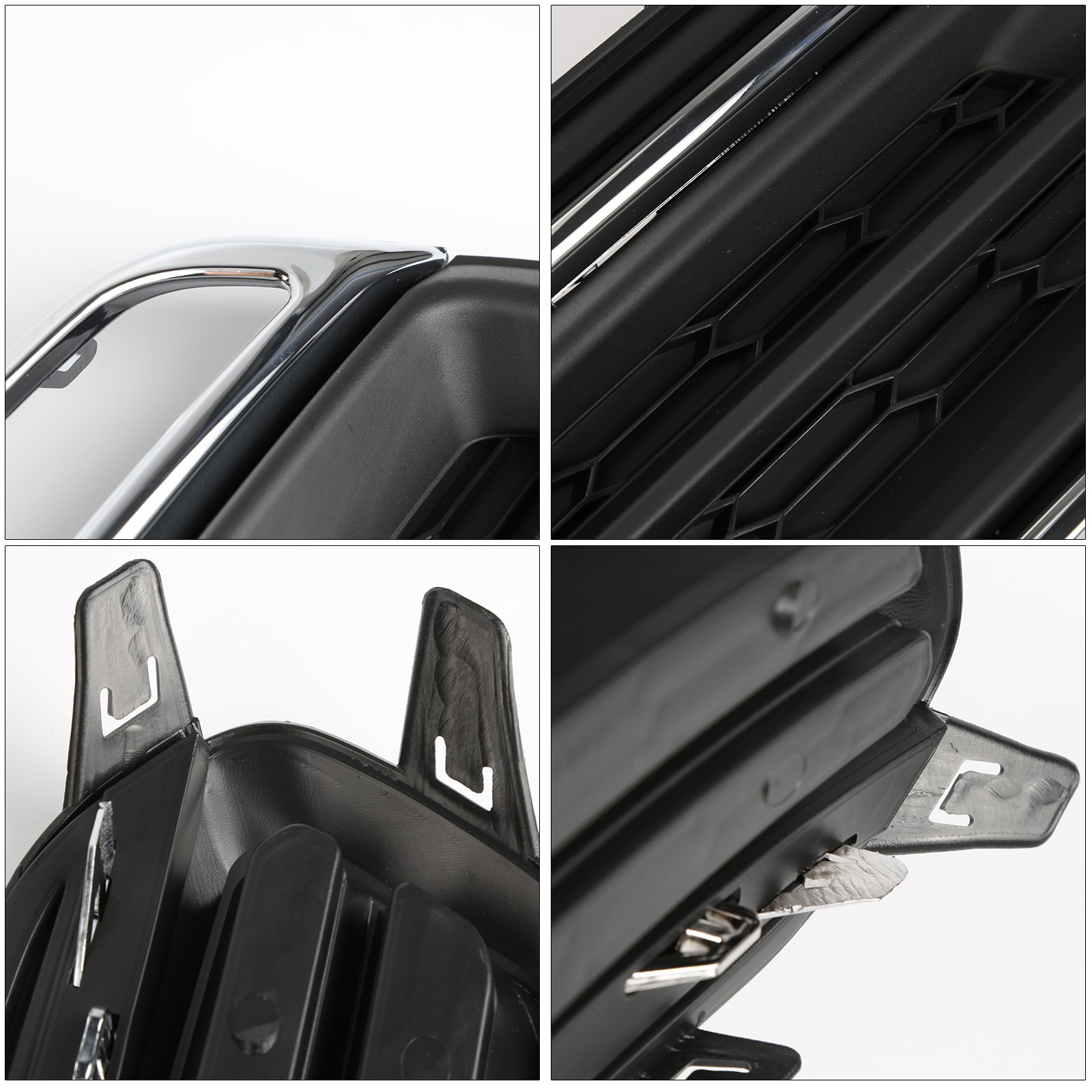 2X Pair Fog Light Cover/Bezel without HOLE For Chevy Cruze 2015 2016 GM1039184