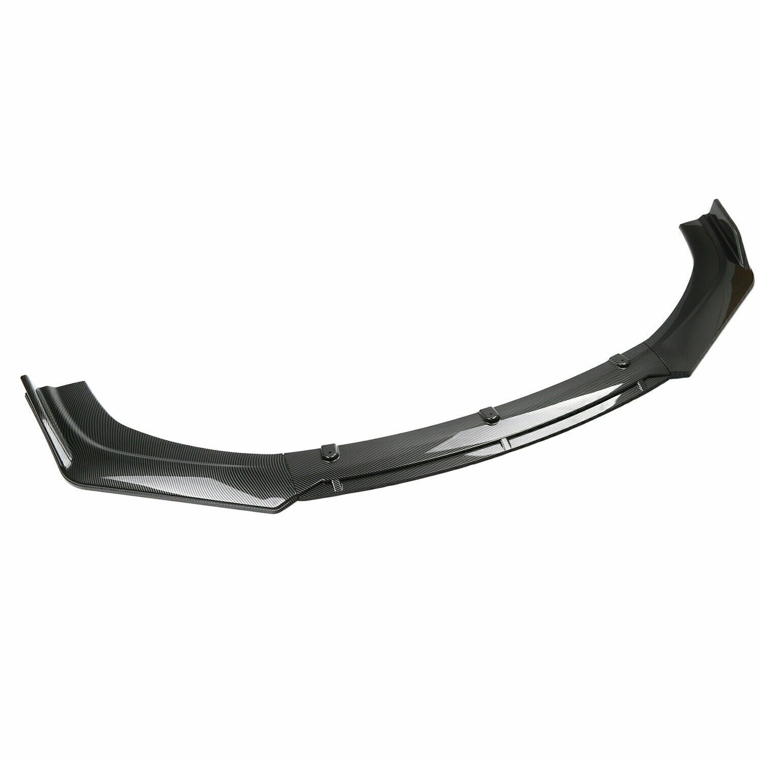 For Acura ILX 2019-2022 Carbon Fiber Look Front Bumper Lip Splitter Spoiler BE
