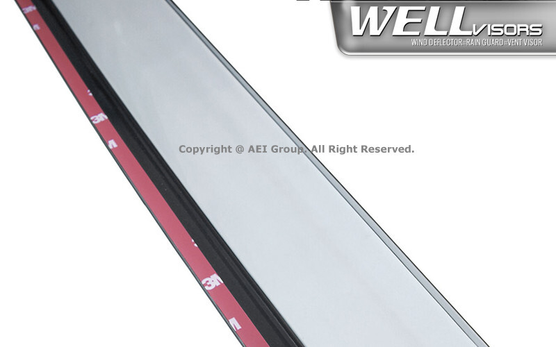 WELLvisors For Lexus LS430 01-06 Side Clip on Window Visors Deflectors
