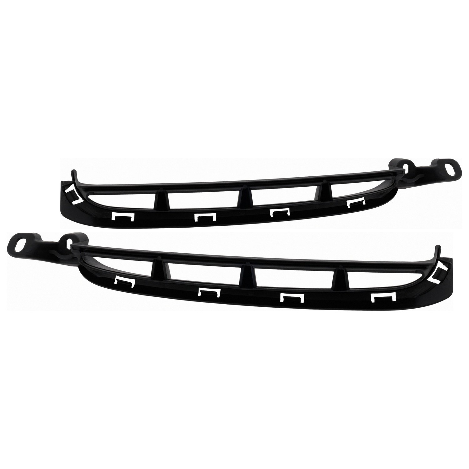 Driver & Passenger Outer Headlight Trims For 19-20 Hyundai Santa Fe Black