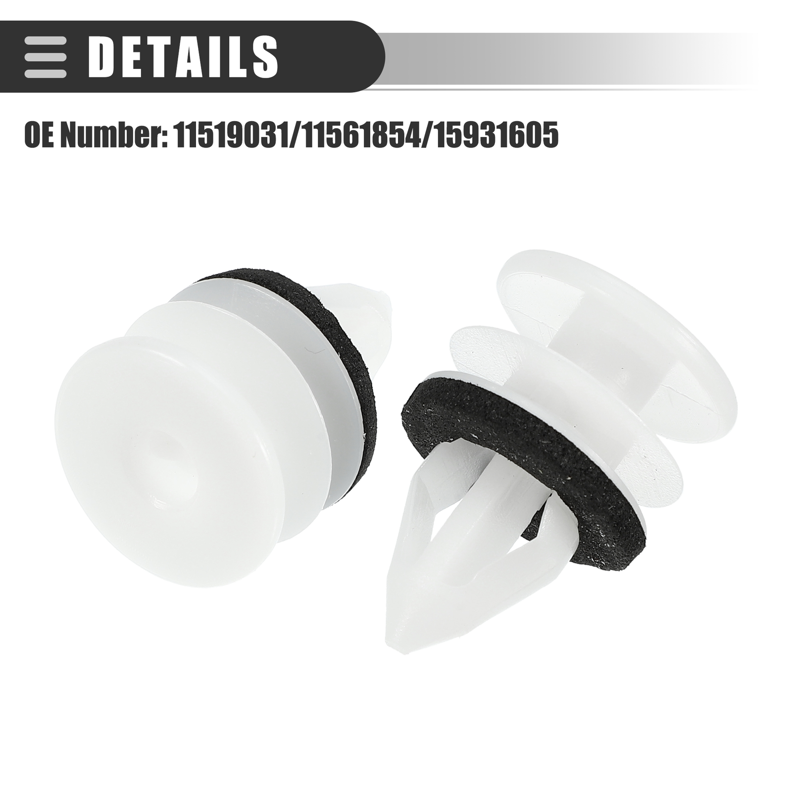 Car Door Trim Panel Push Clips Pillar Retainer for Chevrolet Suburban Item of 25