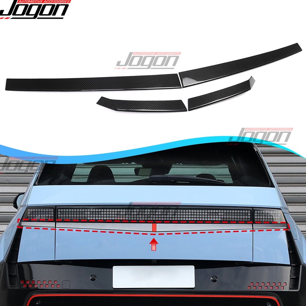 Real Carbon For Hyundai Ioniq 5 N NE 2022-25 Rear Tailgate Trunk Long Lip Strip