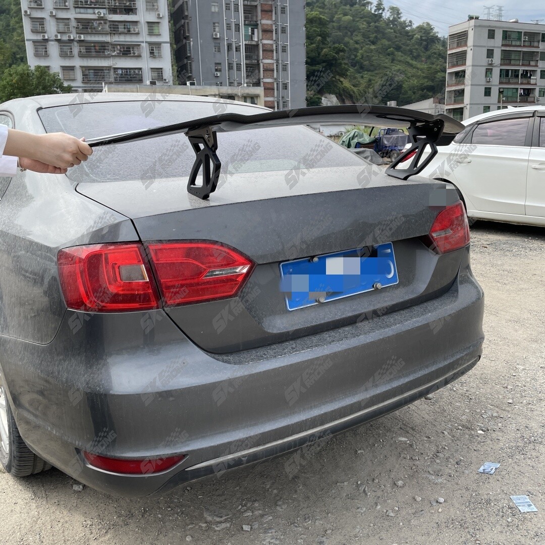 Universal Racing Car Rear Trunk Lip Spoiler Wing Gloss Black/Forged/Carbon Fiber