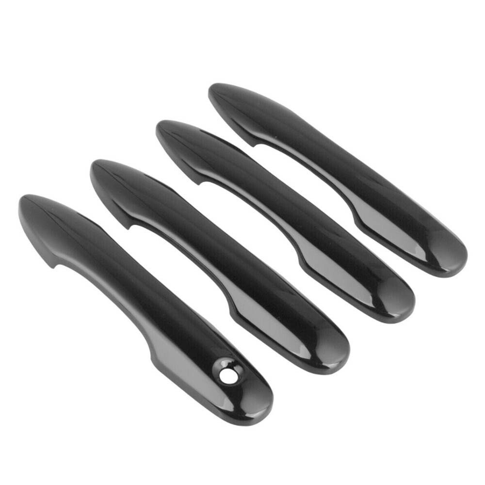 FOR Toyota Camry 2018-2022 GLOSS BLACK Door Handle Cover trim W/O Smart Keyholes