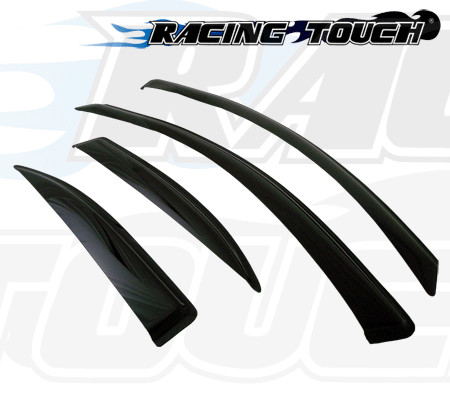 JDM Visors 2.0 mm 4pc Out Channel Rain Guard Chevrolet Cavalier 4 Door 1995-2005