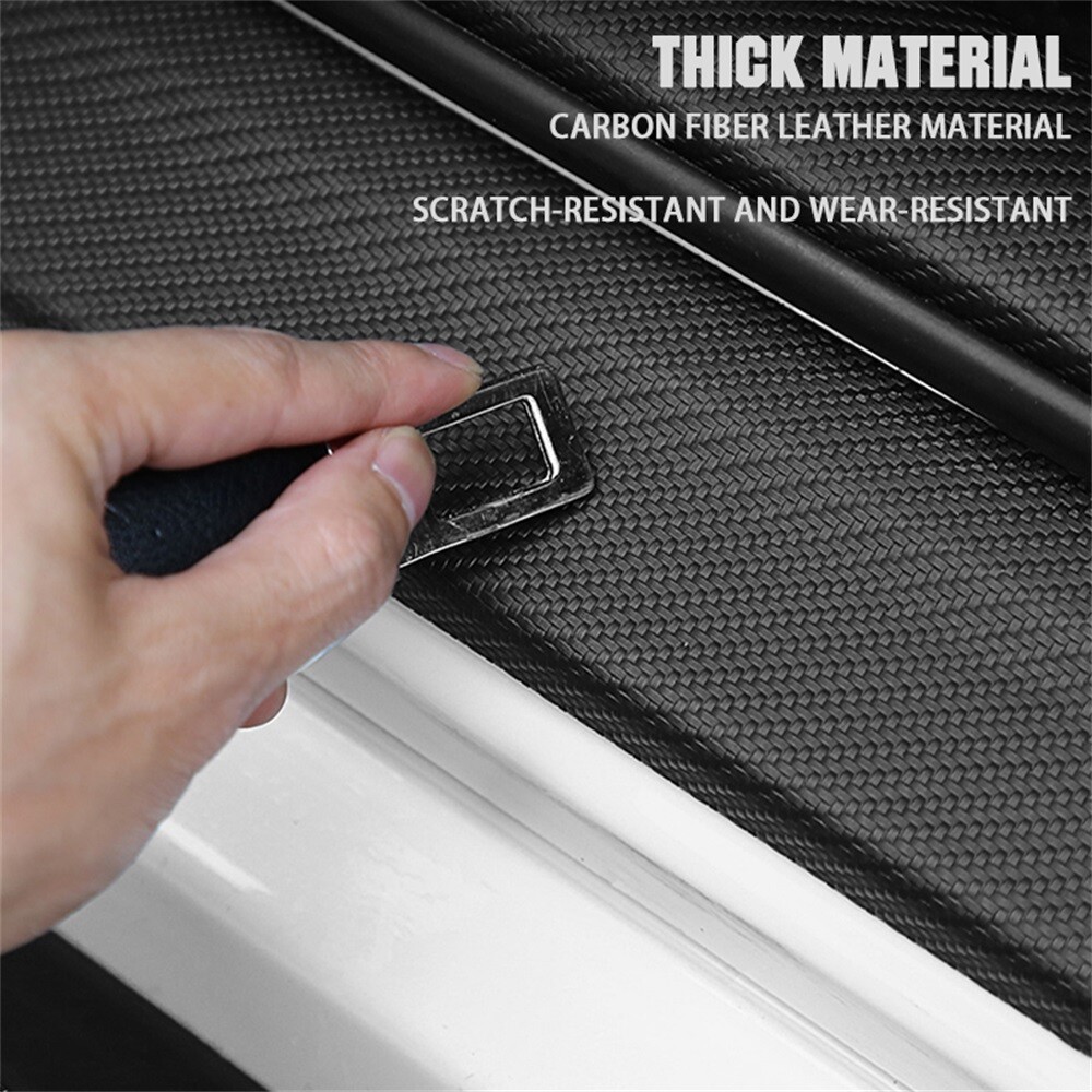 4X For Dodge Charger Accessories Car Door Sill Protector Guard Step Stickers M7