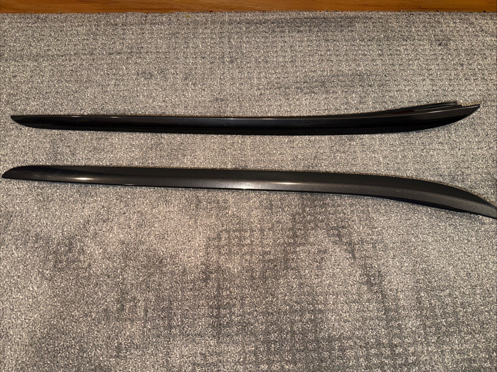 2009-2014 Acura TSX Front LEFT / RIGHT Windshield Edge Trim Molding Set Gray OEM