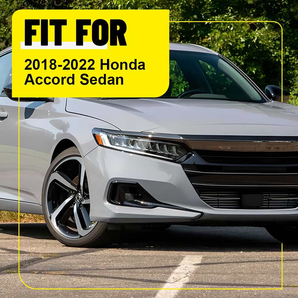 6pcs/Set Pillar Post for Honda Accord 2018-2022 Window Door Trim Cover Chrome