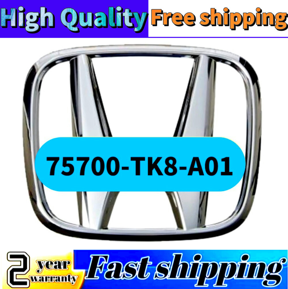 Front Grille Emblem 75700-TK8-A01 For Pilot 12-15 Odyssey 11-17 Ridgeline 12-14