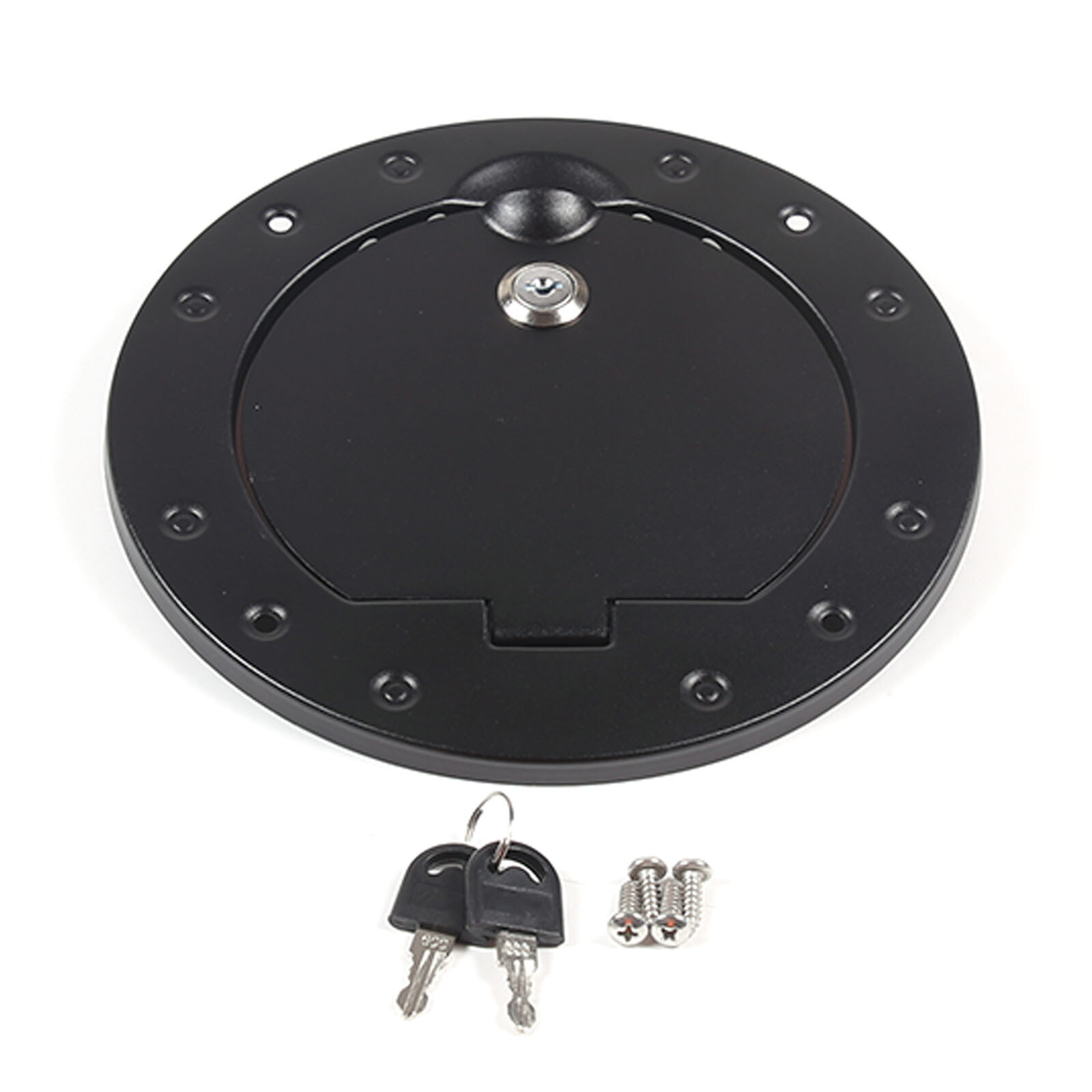 Durable Alloy Aluminum Locking Fuel Tank Lid Parts Fits Hummer H3 2005-2009