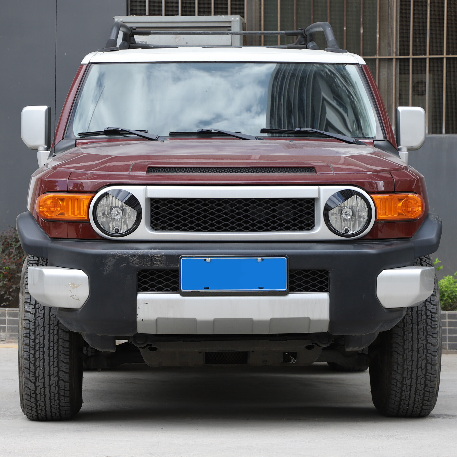 For Toyota FJ Cruiser 2007-2021 Exterior Tailgate Door Hinge Cover Trims Black