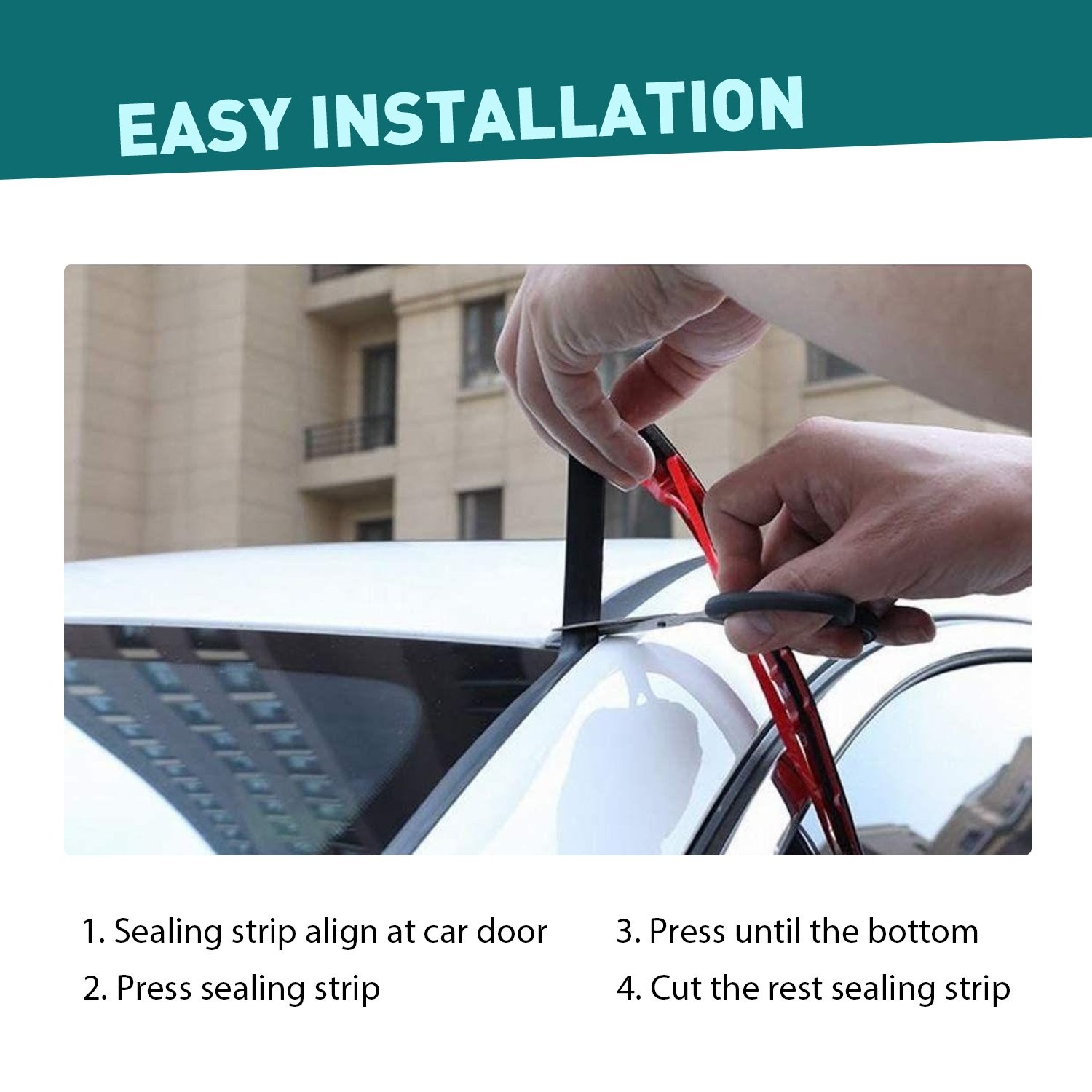 5M Rubber Seal Strip Car Door Window Trim Edge Molding Cover For Toyota Models