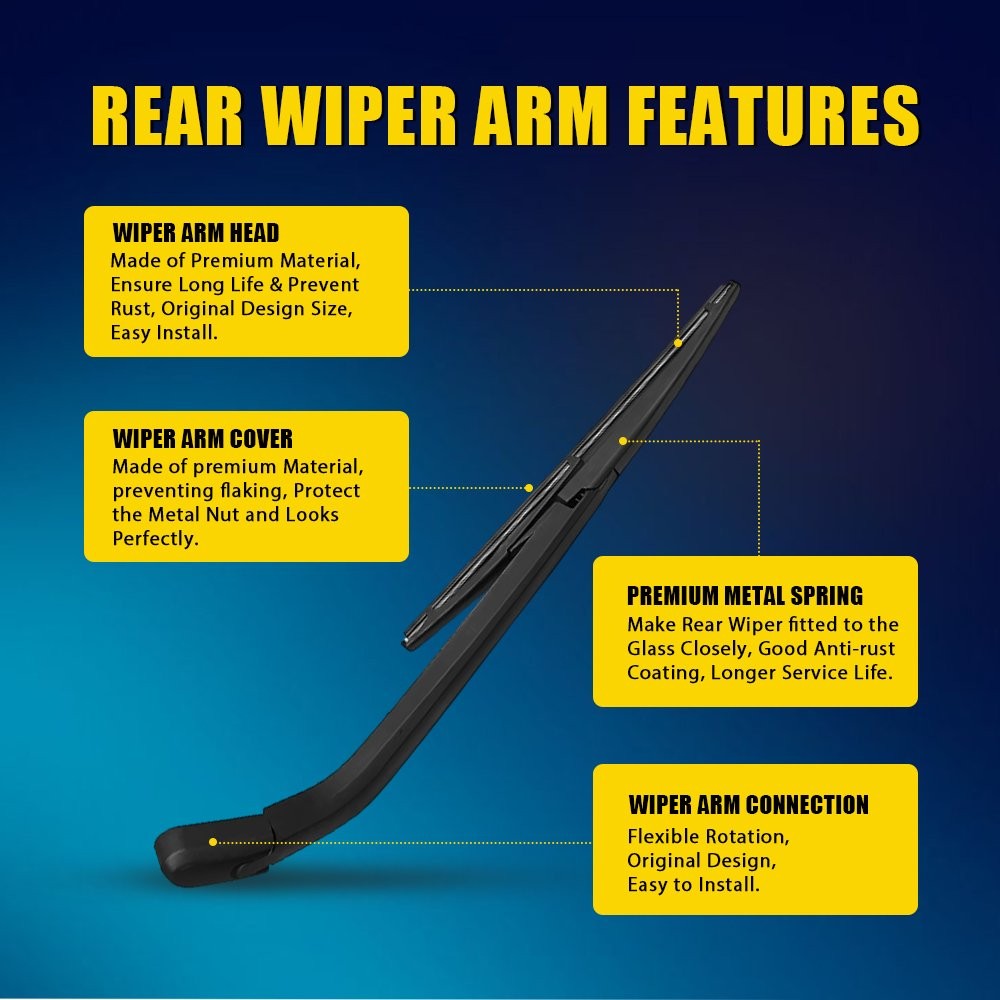 Rear Windshield Windscreen Wiper Blade Arm Assy For Scion XA 2004-2006 1-5SET