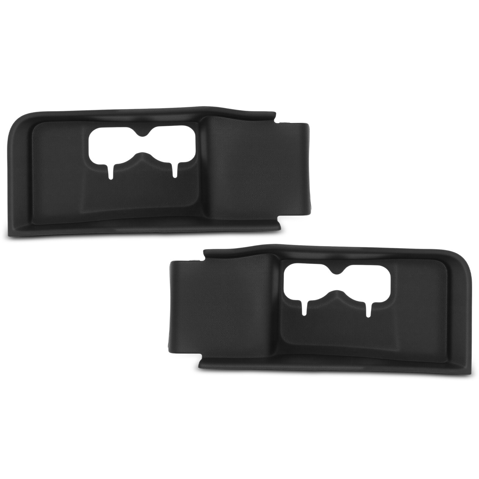 Front Left+Right Plastic Tow Hook Bezel For 2020-22 Ford F-250 F-350 Super Duty