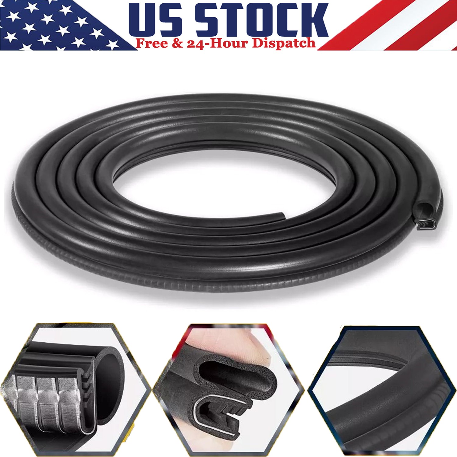 Cab Door Rubber Weatherstrip Seal R60-6001-650 For 1986-2007 Peterbilt 359 379