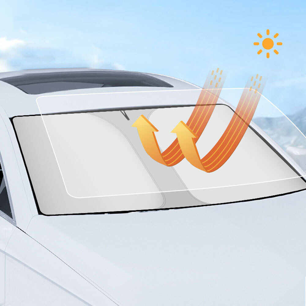 1X Car Sun Shade Cover Windshield Sunshade Sun UV Block Protection Accessories