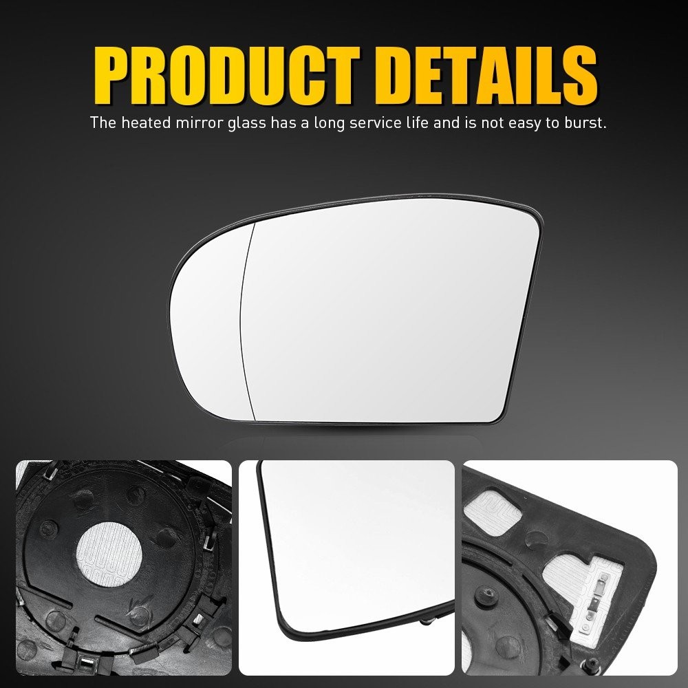 Driver Heated Mirror Glass Replacement For Mercedes E-class W211 W203 C-class