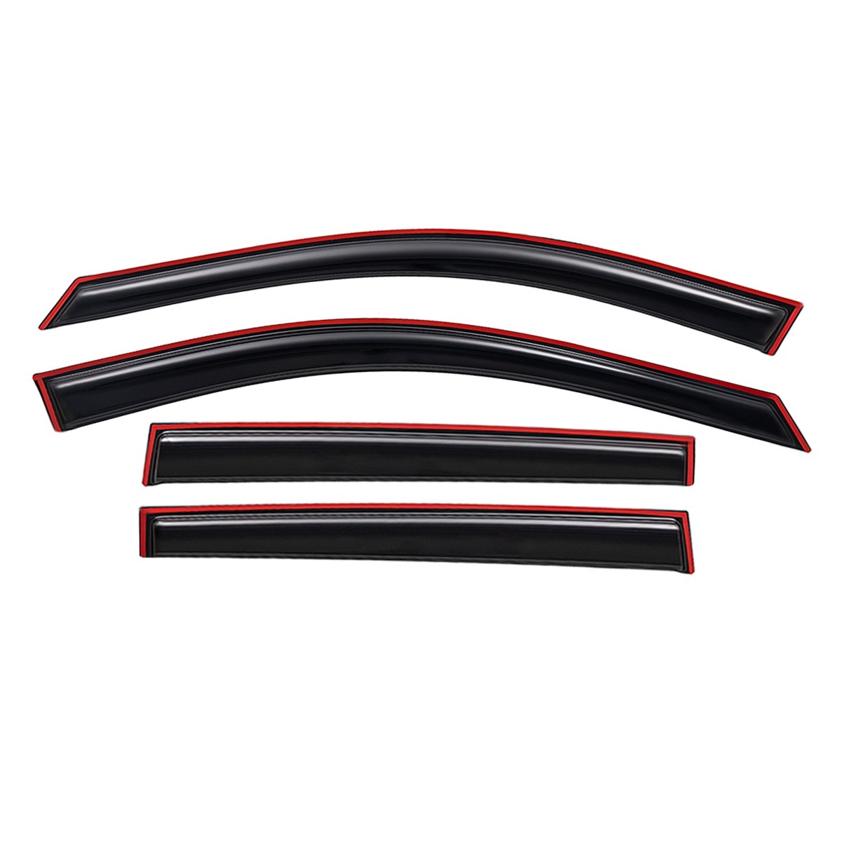 Fits 2019-2025 Toyota RAV4 In-Channel Style Vent Shade Window Visor Deflectors
