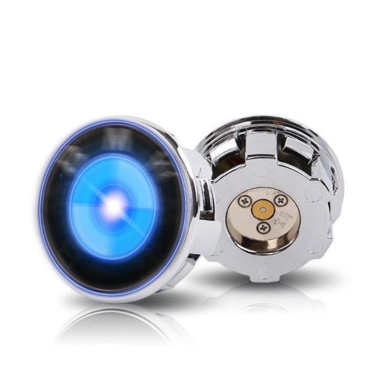 4PCS 56mm Self-Powered Floating LED Wheel Hub Light Caps for BMW
